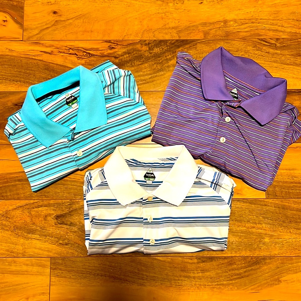 Set of (3) Bollé Golf Polos